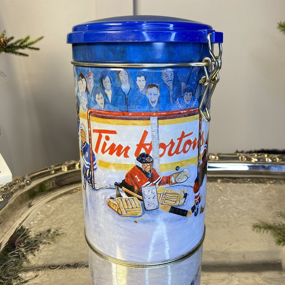 Tim Hortons "Winning Goal" Limited Edition Coffee Tin Collector Series #002